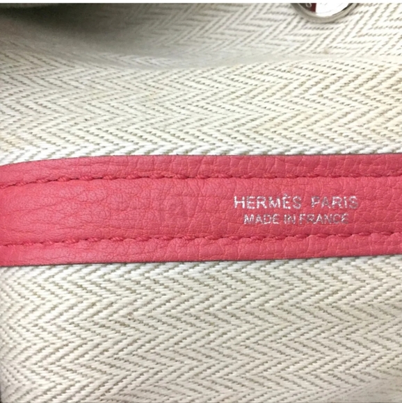 Hermes Garden Party Clemence Leather Handbag - Picture 10 of 11